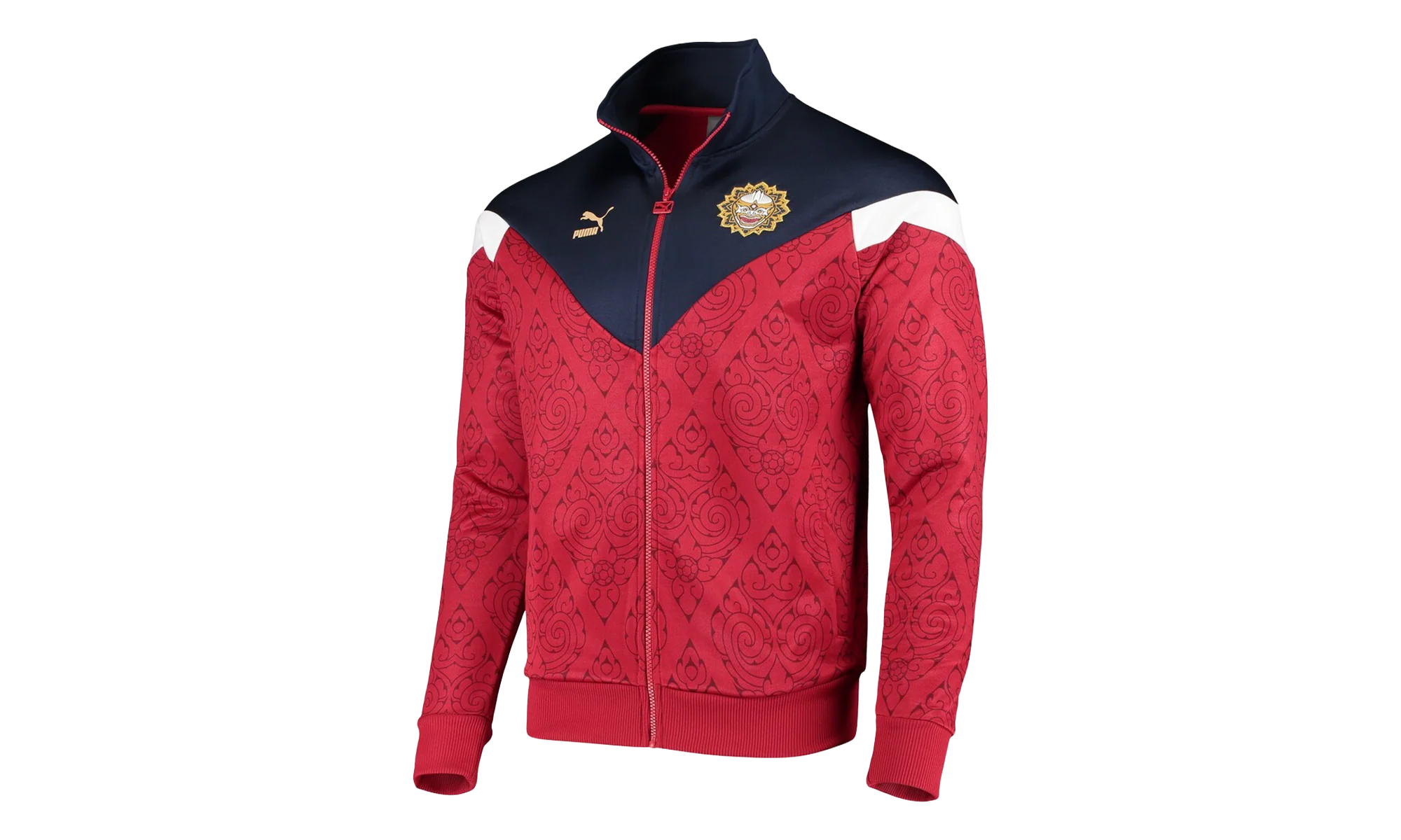 Bangkok Track Jacket "Chili Pepper / Puma New Navy" 656789 01