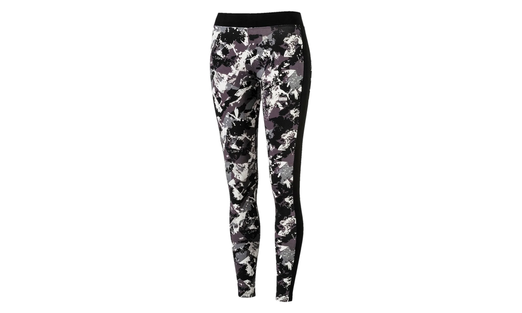 Classics All Over Print Archive Logo Leggings WMNS "Black" 573575 01