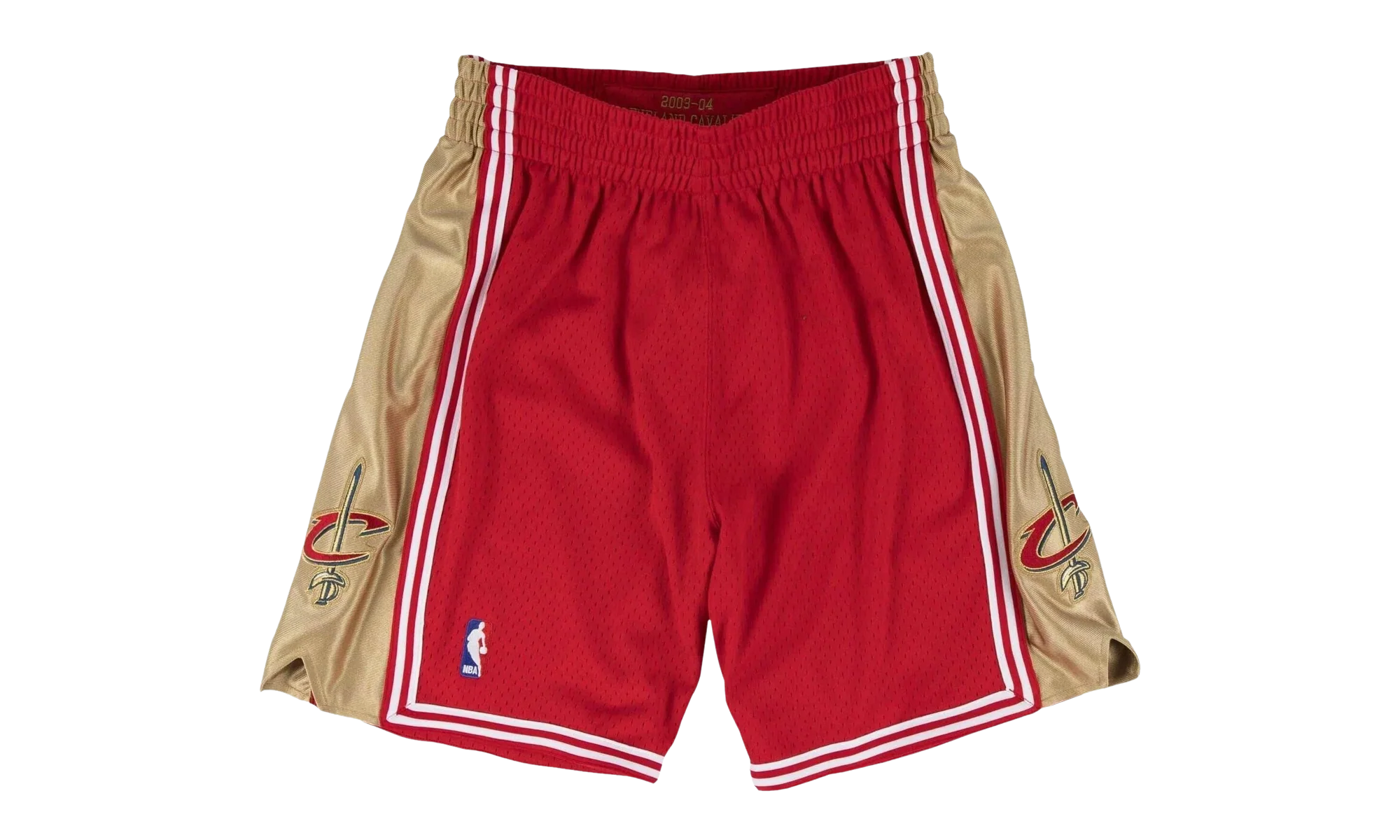 NBA Authentic Shorts "2003-04 Cleveland Cavaliers - Red / Gold" 369PCVW03CCA