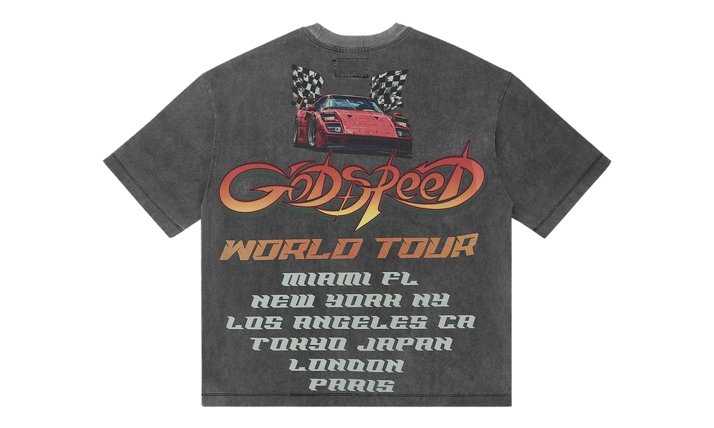 South Beach Drive Miami Superrun T-Shirt "Grey Wash" GS187