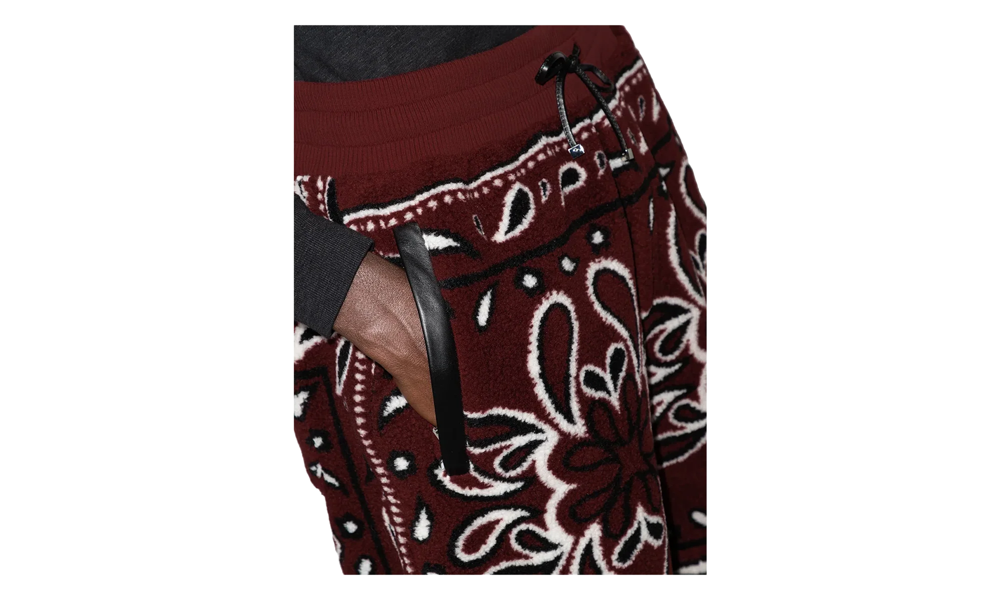 Bandana Fleece Shorts "Red" MKSS01643