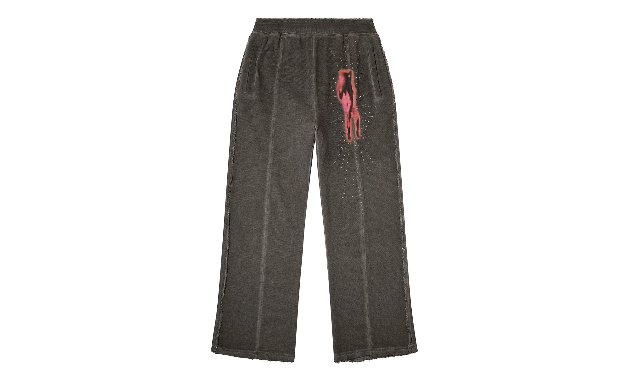 Treated Cotton Fleece Sweatpants "Grey" A199580DCCD9CBA