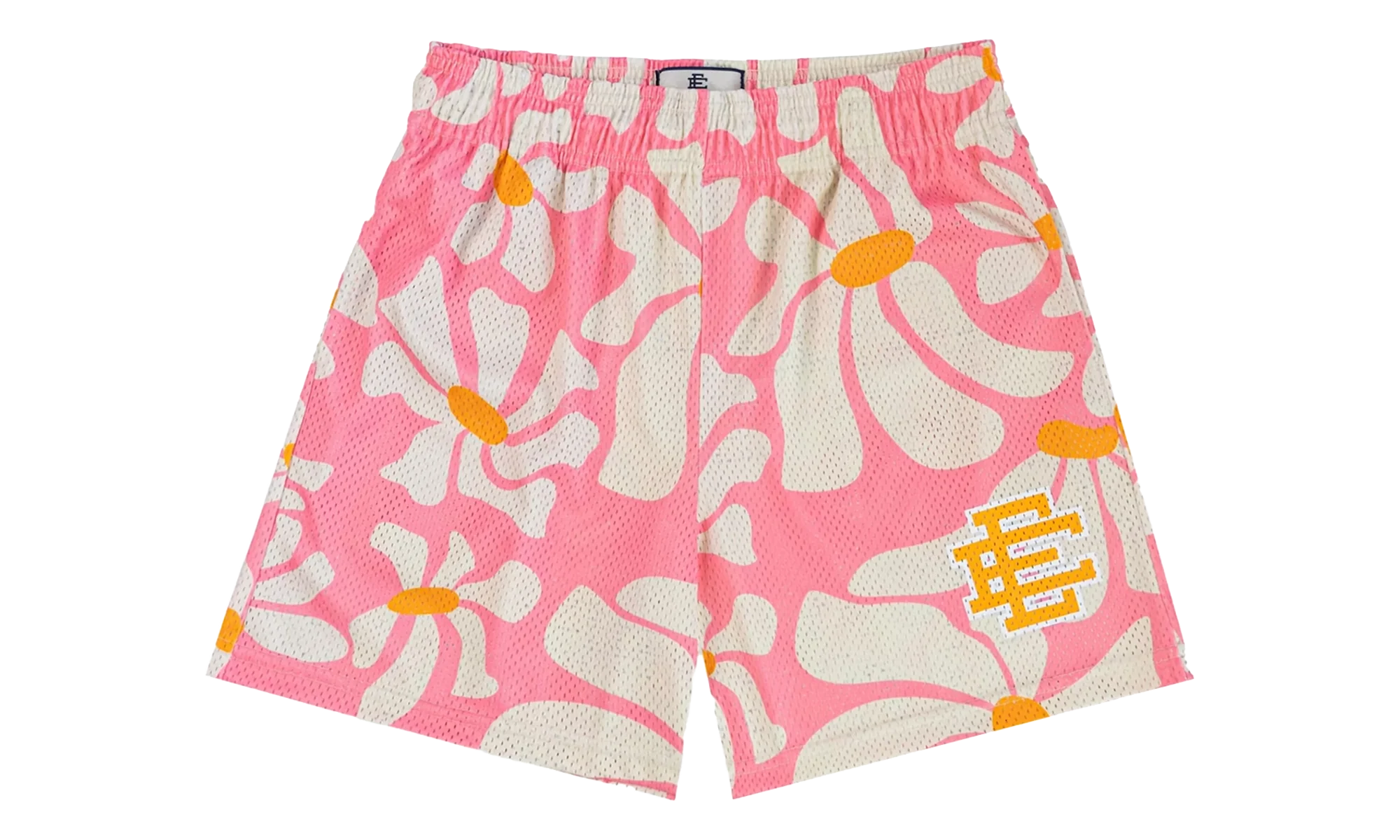 EE Basic Shorts "Pink Daisies / Yellow" EE168