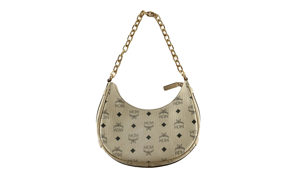 Aren Vi Hobo Bag "BEIGE/BLACK - Small" MWHFATA02 BEIGEBLACK