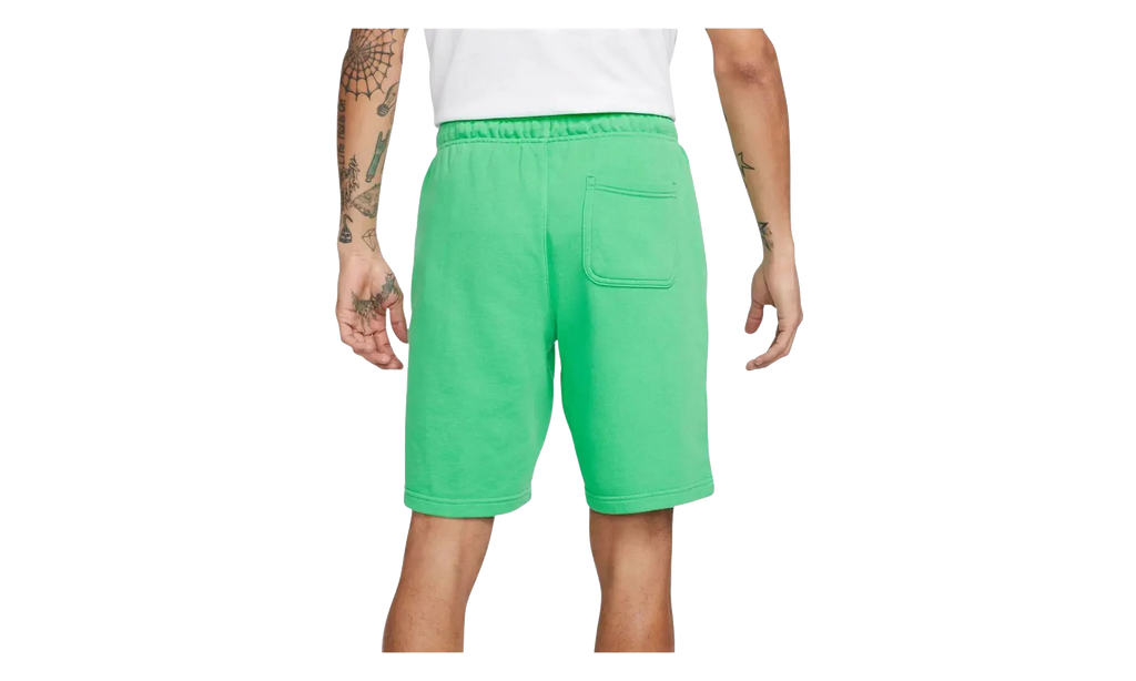 Club+ French Terry Multi-Logo Shorts "Spring Green" FB8830 363