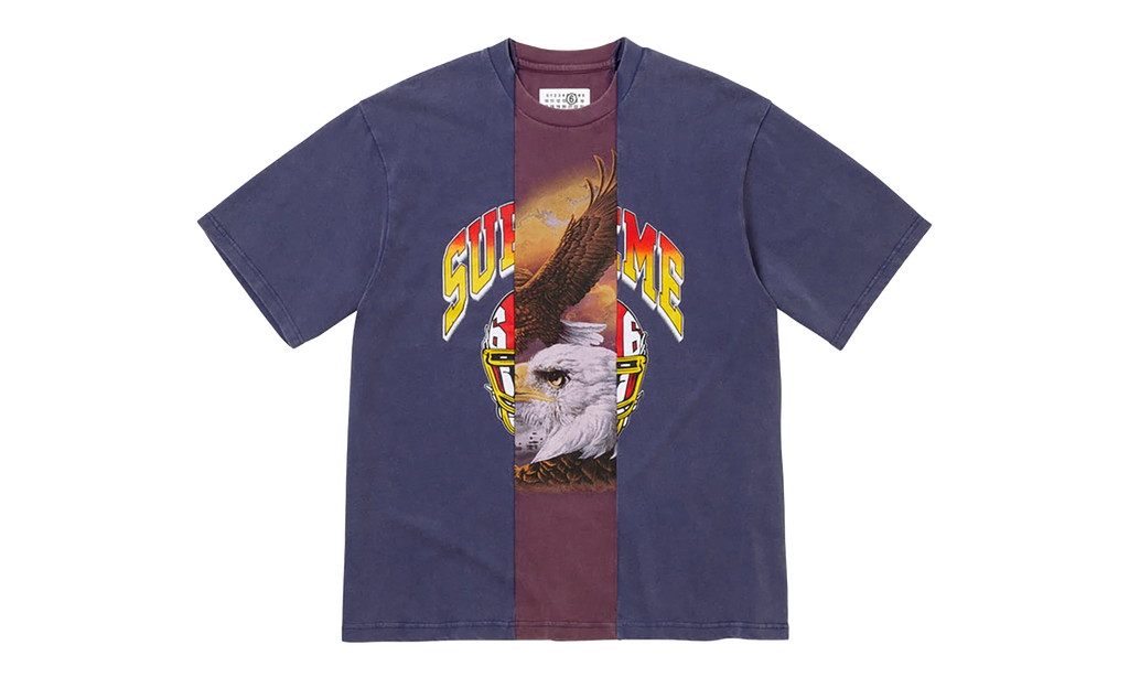 MM6 Maison Margiela Split S/S Top "SS26 - Navy" SU27179
