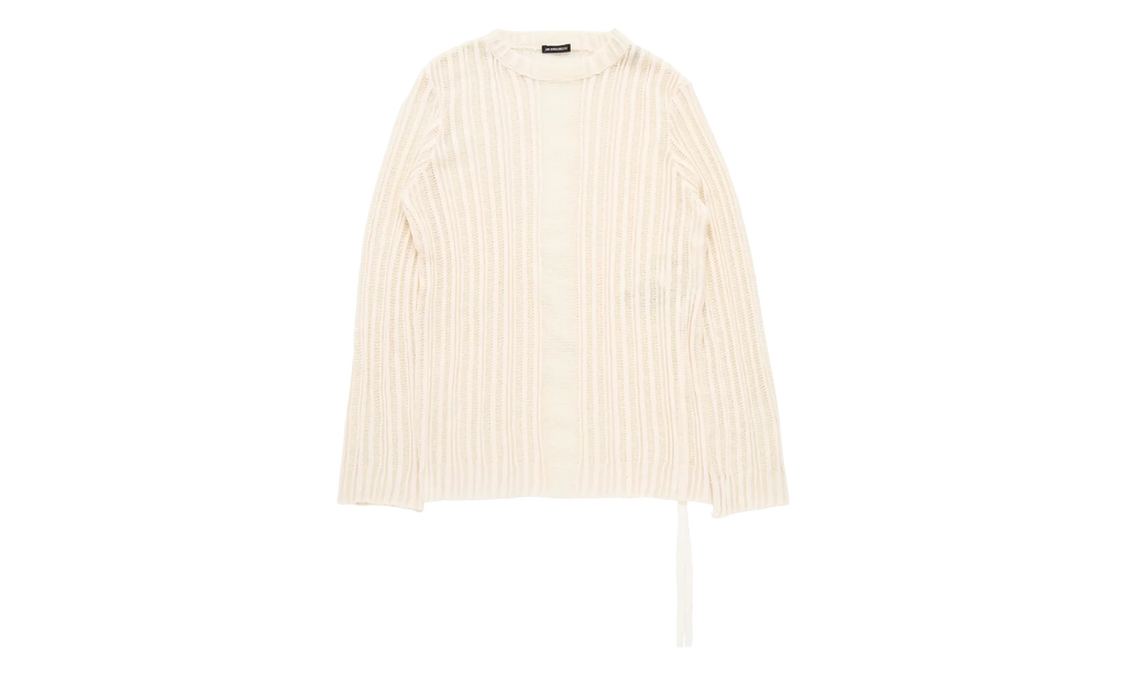 Halvar Crew Neck Irregular Rib Sweater "Natural White" B0013185KN068002