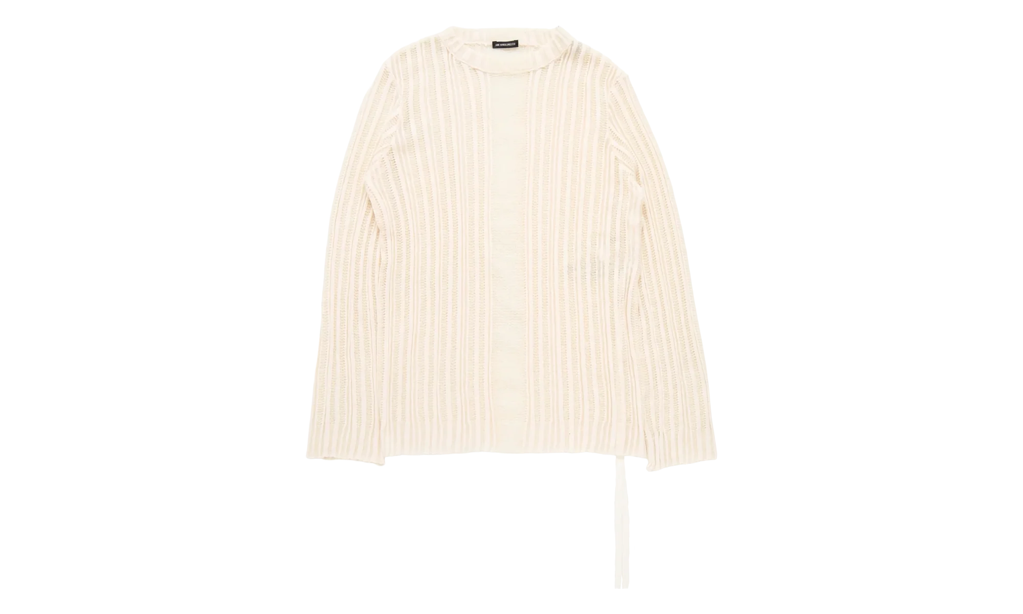 Halvar Crew Neck Irregular Rib Sweater "Natural White" B0013185KN068002