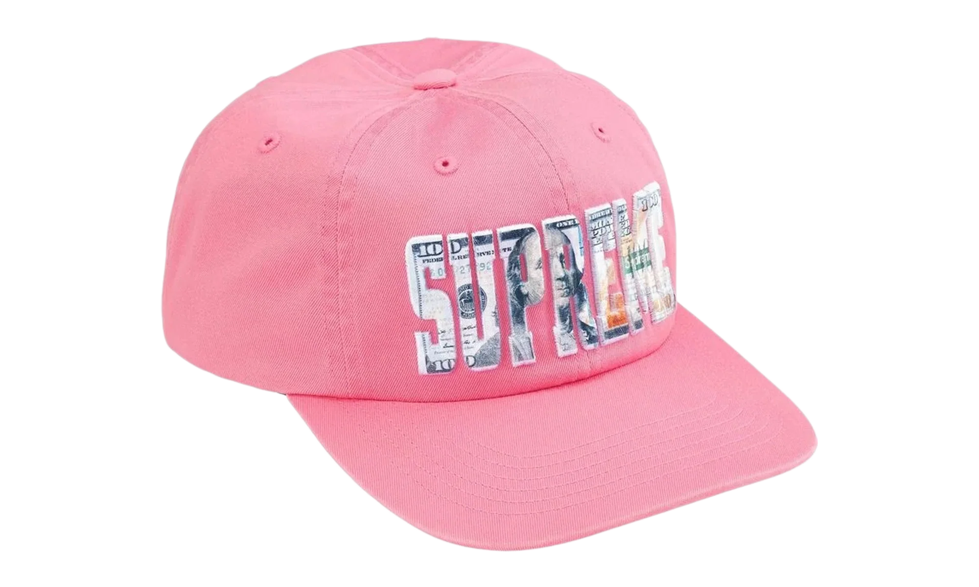 Embroidered Money Logo 6 Panel Hat "SS26 - Pink" SU27431