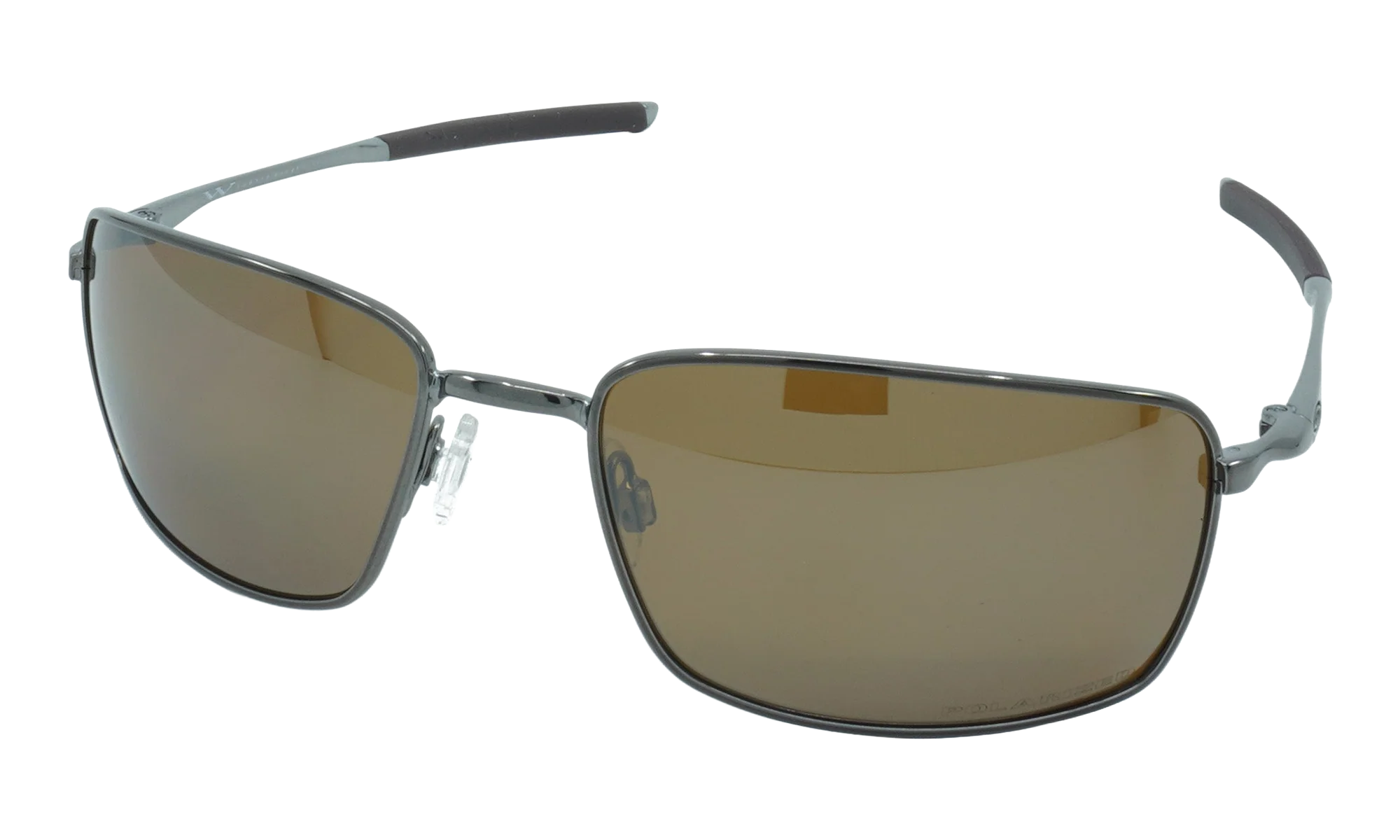 Square Wire Polarized Sunglasses "Gunmetal / Tungsten Iridium" OO4075 06