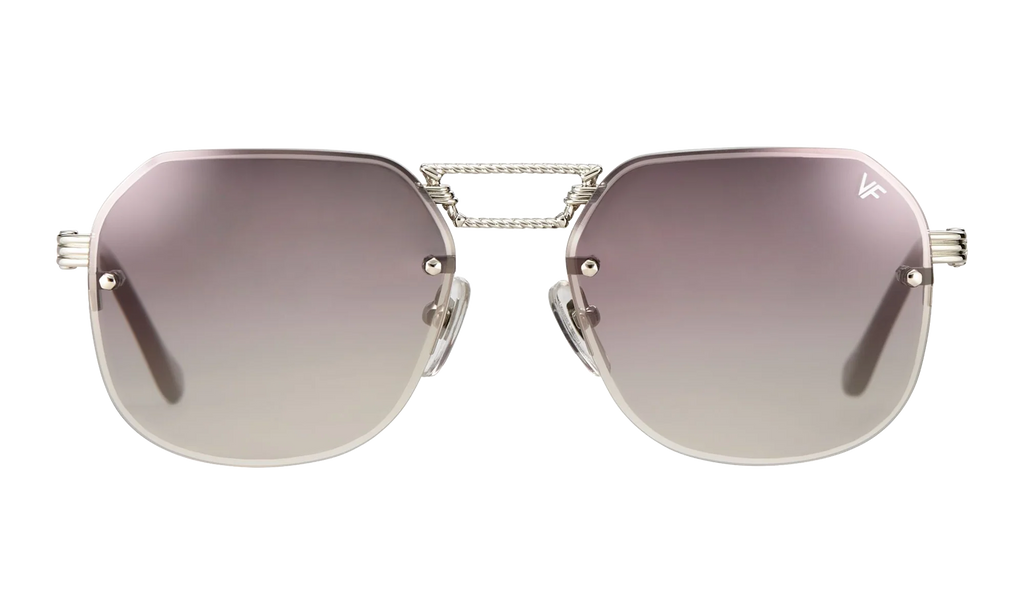 CEO Bevel Rimless Drill Mount 18KT "White Gold / Pastel Mauve Flash Silver" DMCE2 0009 48B4