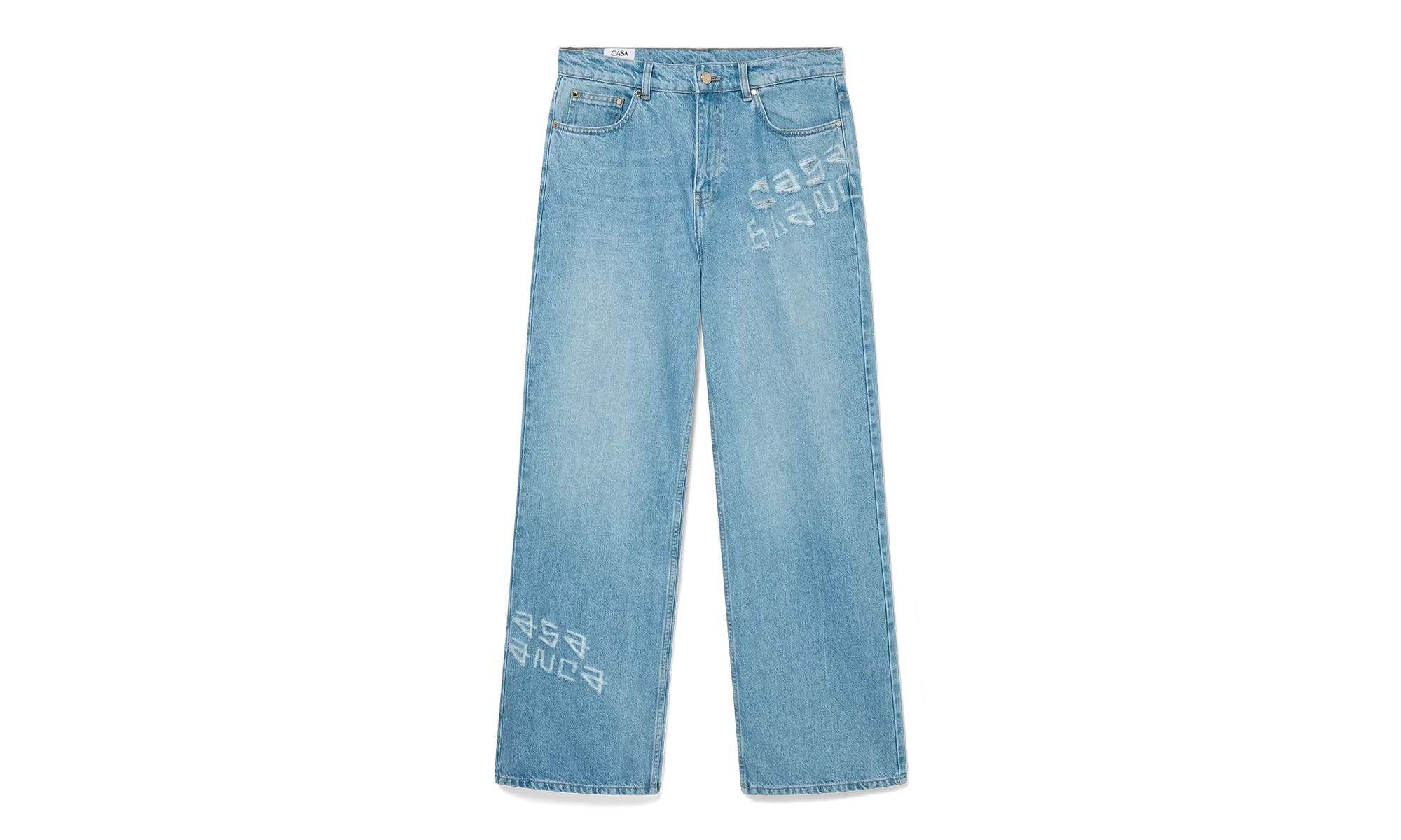 Graffiti Denim Jeans "Light Blue Vintage Wash" MS25 TR 274 01 LIGH