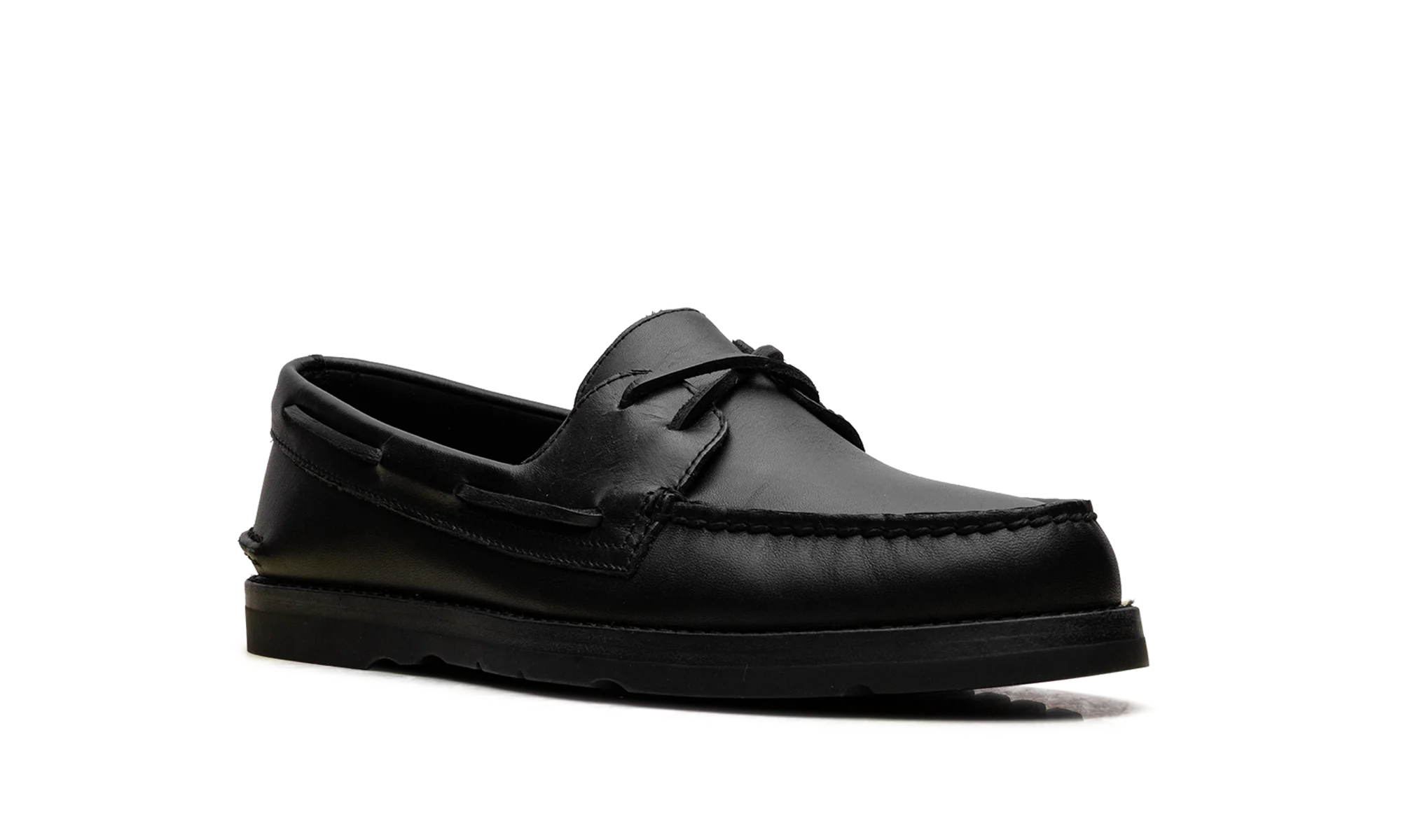 Vachetta Leather Boat Shoe "Todd Snyder Black" 17185745