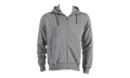 Brushed Fleece Zip Hoodie "Heather Grey / Black" 502638 063
