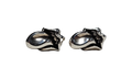 Rolling Stones Stud Earrings "Pair - Silver" CHRM0646