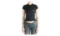 Cropped Polo T-Shirt WMNS "Washed Black" 850360 TTVM9 6552