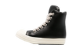 Luxor Jumbo Lace Padded Ramones Sneaker High "Black Milk" RU02C7892 LLPW2 911