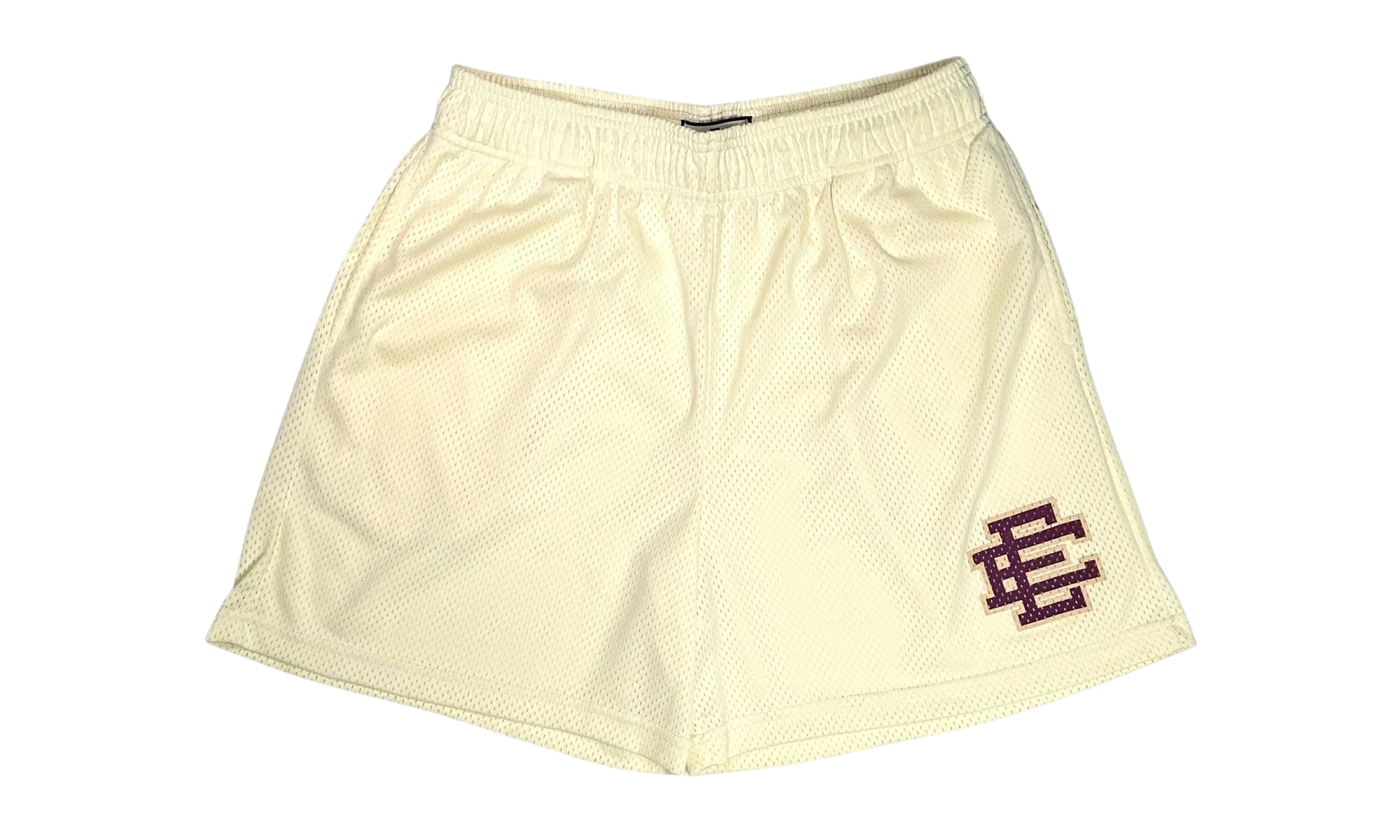 EE Basic Shorts "Antique White / Maroon" EE170