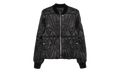 Rick Owens Woven Geocamo Flight Jacket "Black" MON38