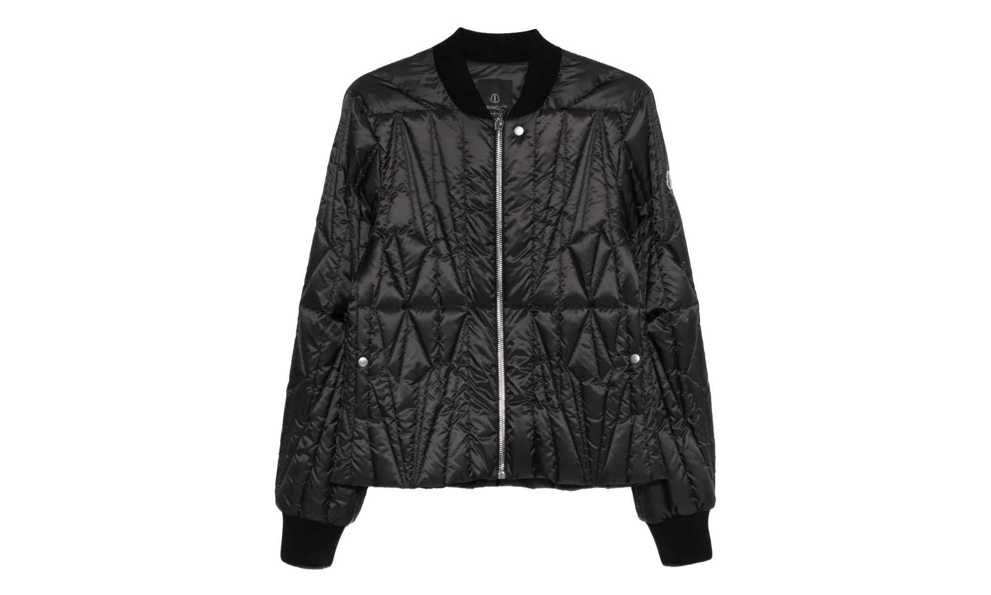 Rick Owens Woven Geocamo Flight Jacket "Black" MON38