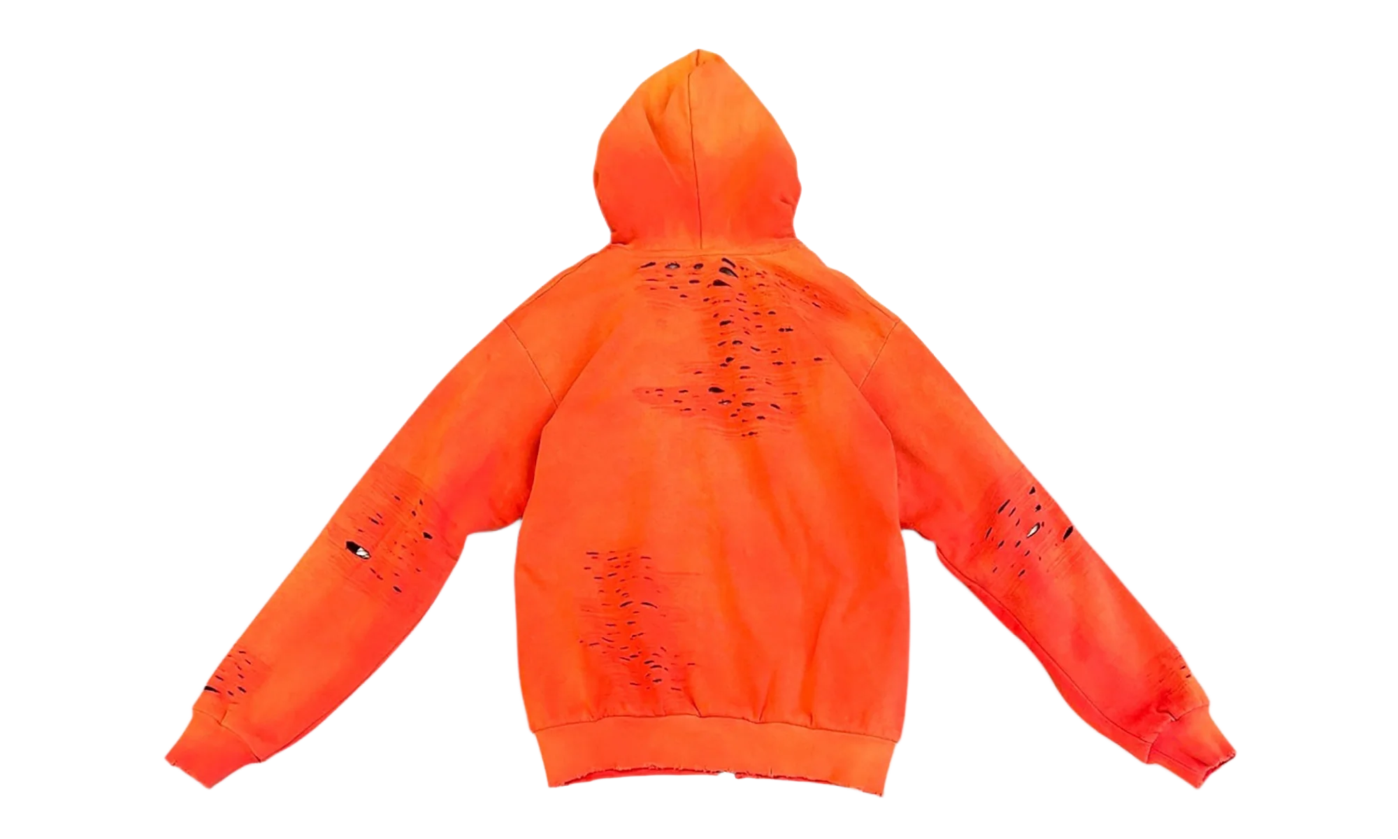 Apocrypha Pious Zip-Up Hoodie "Orange" APOC ZH44