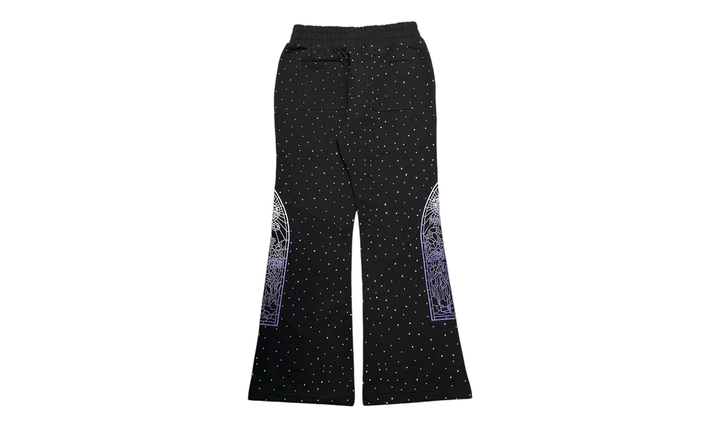 Rhinestone Sweatpants "Black" WDWBMBRSC