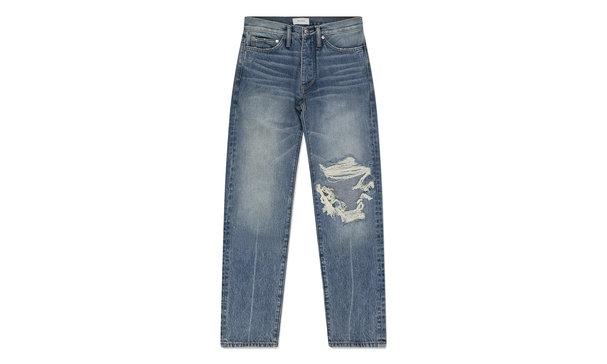 Denim Straight Fit Jeans "Indigo" RHDMJNS0043 INDG