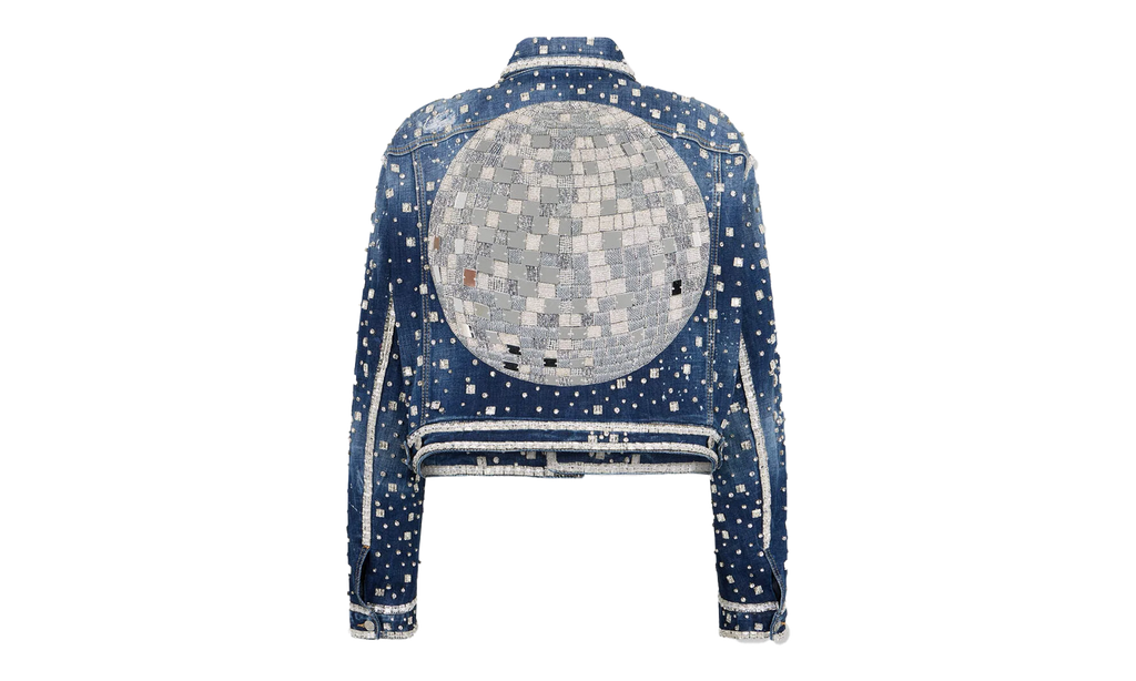 Discoball Boxy Jean Jacket "Navy Blue" S72AM1098S30664470