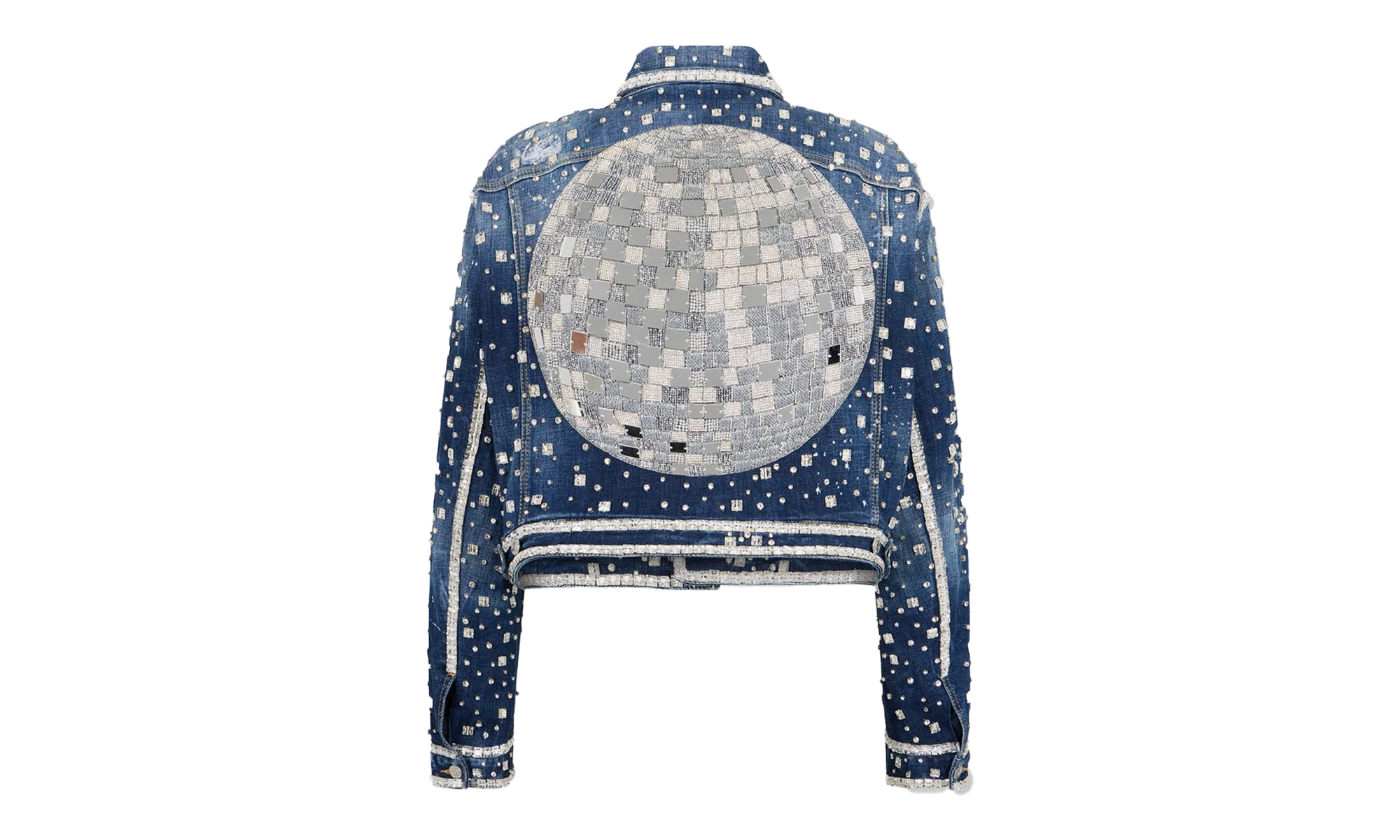 Discoball Boxy Jean Jacket "Navy Blue" S72AM1098S30664470