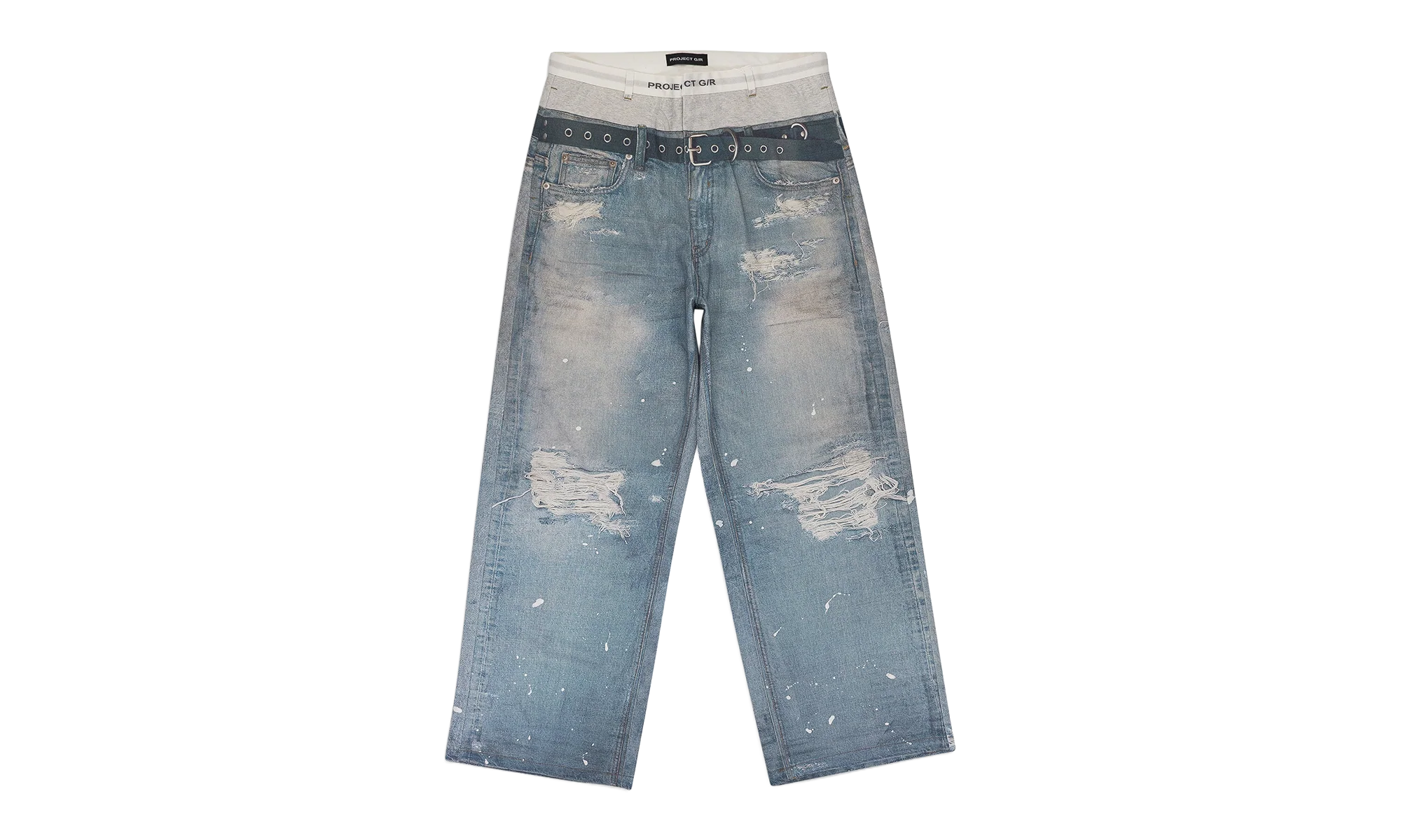 Trompe-Loeil Denim Jeans "Blue" PGR XJNS 0002
