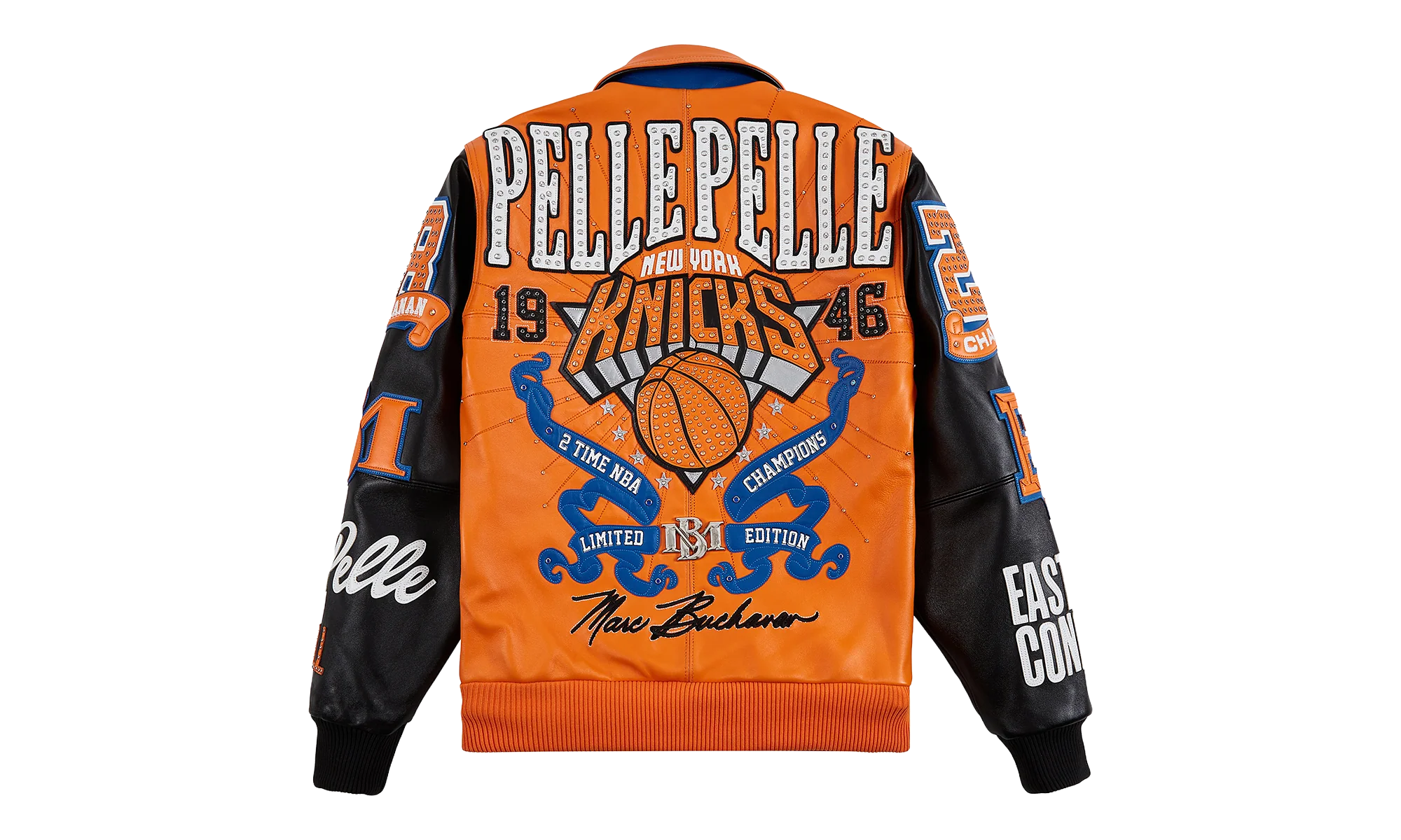 New York Knicks For The City Jacket "Orange / Black / Royal" PP026