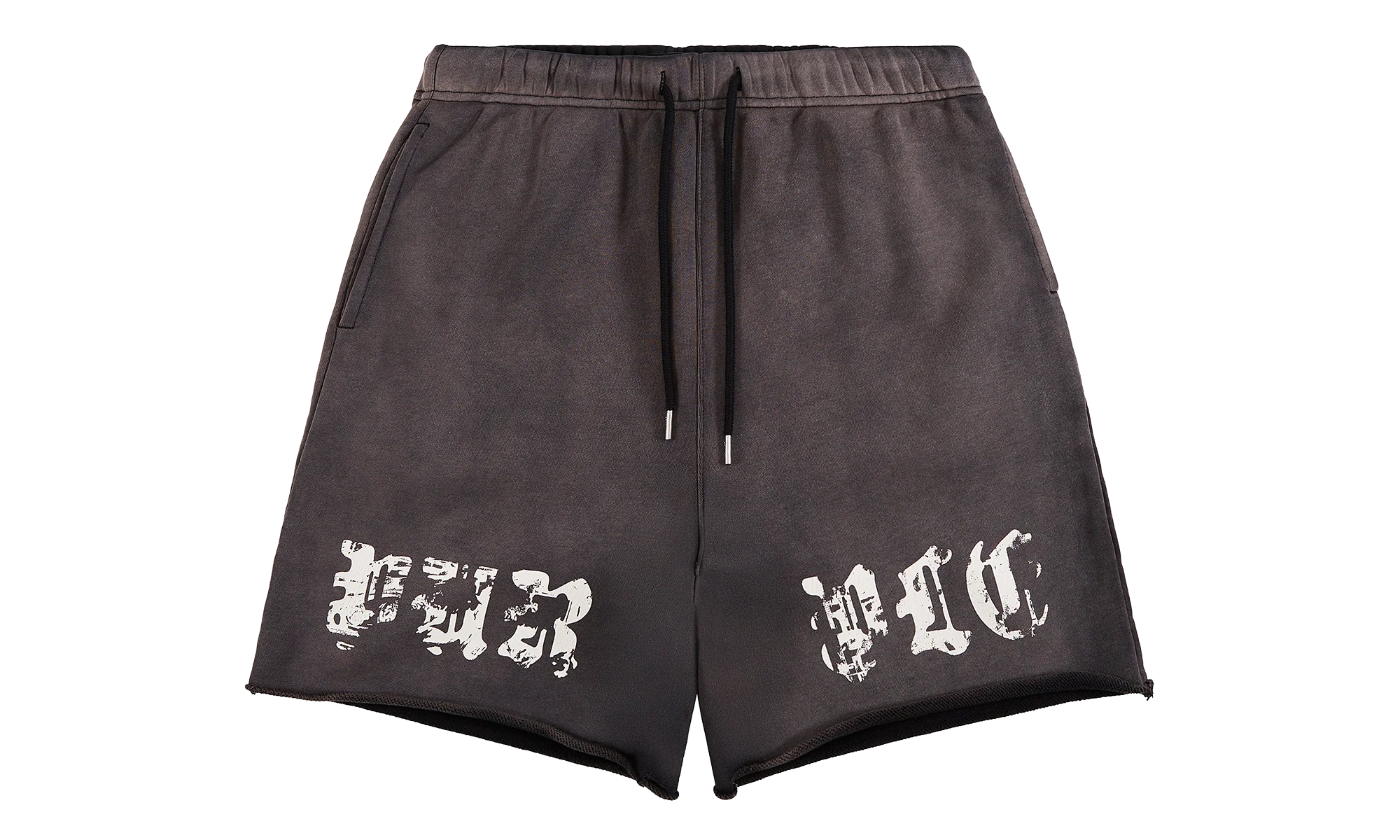 Worn Gothic Sweatshort "Black" P446 HWSP226