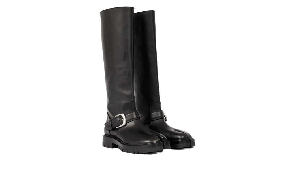 Tabi country knee-high boots WMNS "Black" S58WW0162 P3292 H8396