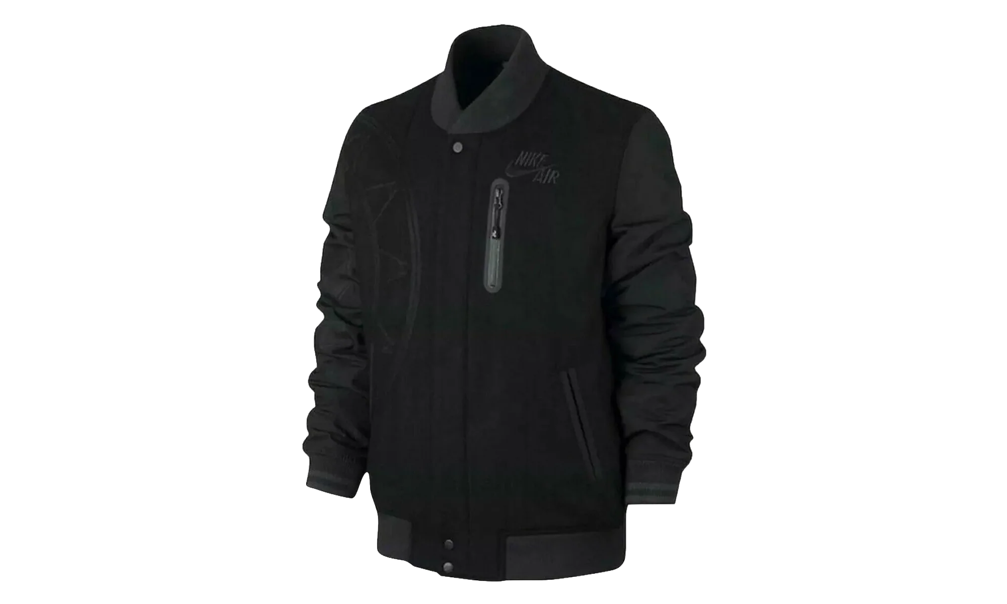 Air Destroyer Letterman Wool Championship Jacket "Black" 860089 010