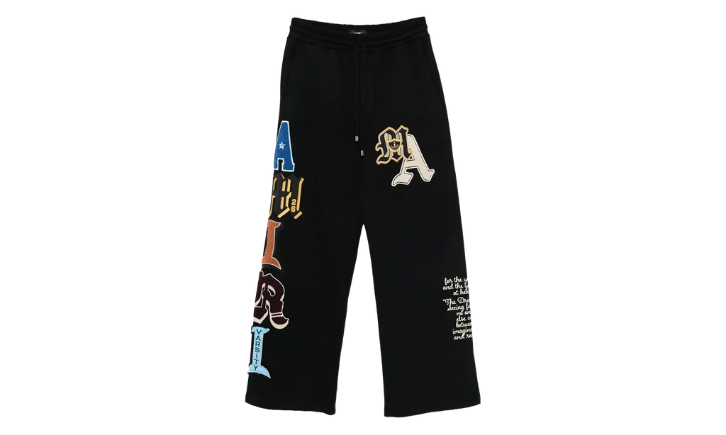 Varsity Patch Sweatpant "Black" AMBMPA1020 001