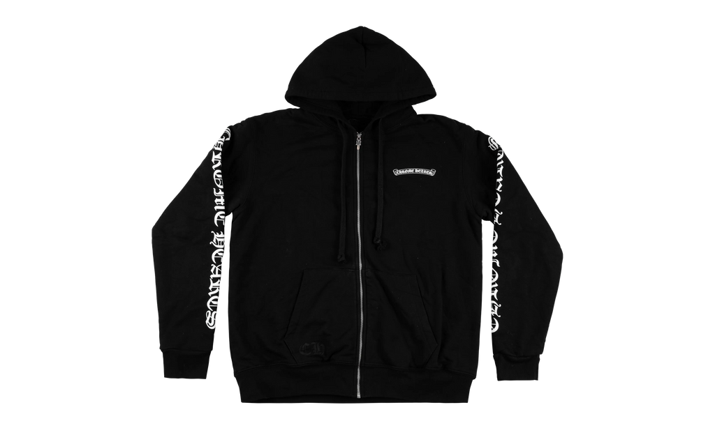 Thermal Scroll Logo Zip Up Hoodie "Black" CHRM0881