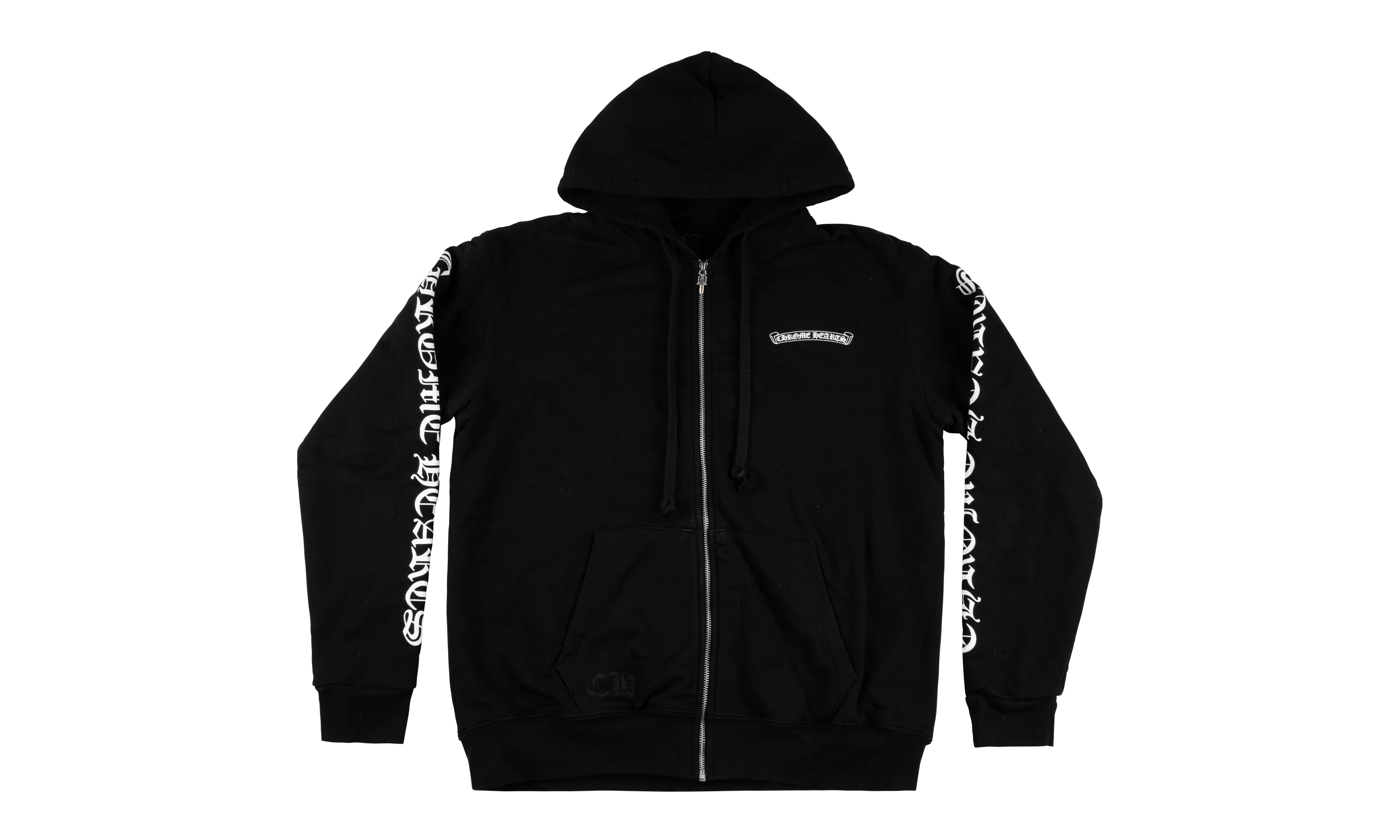 Thermal Scroll Logo Zip Up Hoodie "Black" CHRM0881