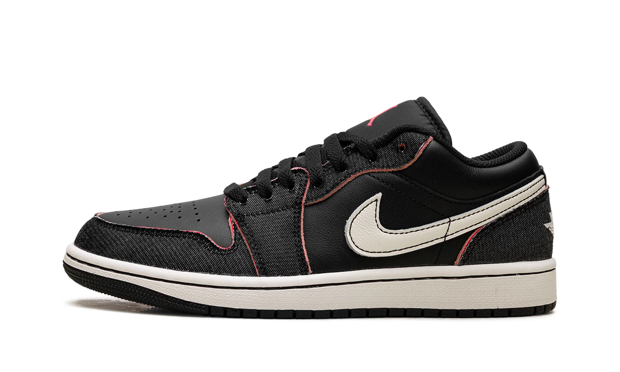 Air Jordan 1 Low SE "Black/Black/Racer Pink/Pale Ivory" IR0842 010