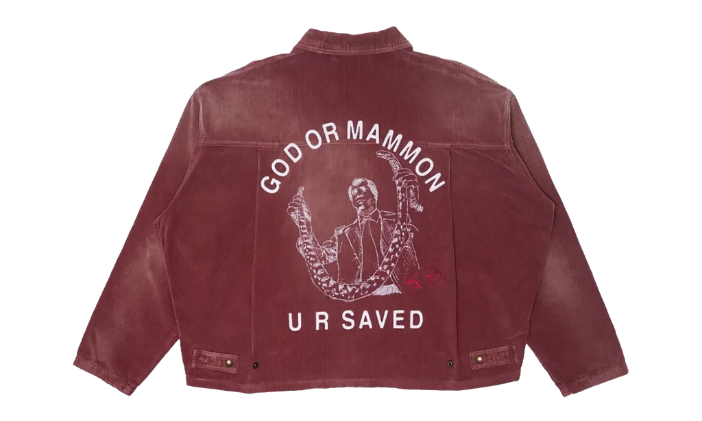 Synanon Cord Work Jacket "Burgundy" 7U001Q3009BUR