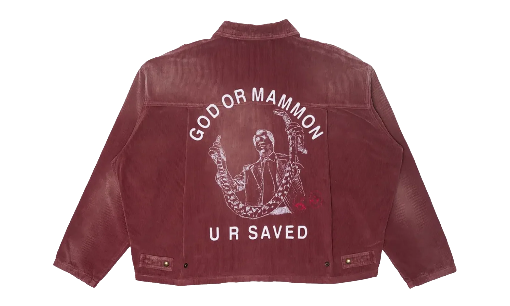 Synanon Cord Work Jacket "Burgundy" 7U001Q3009BUR