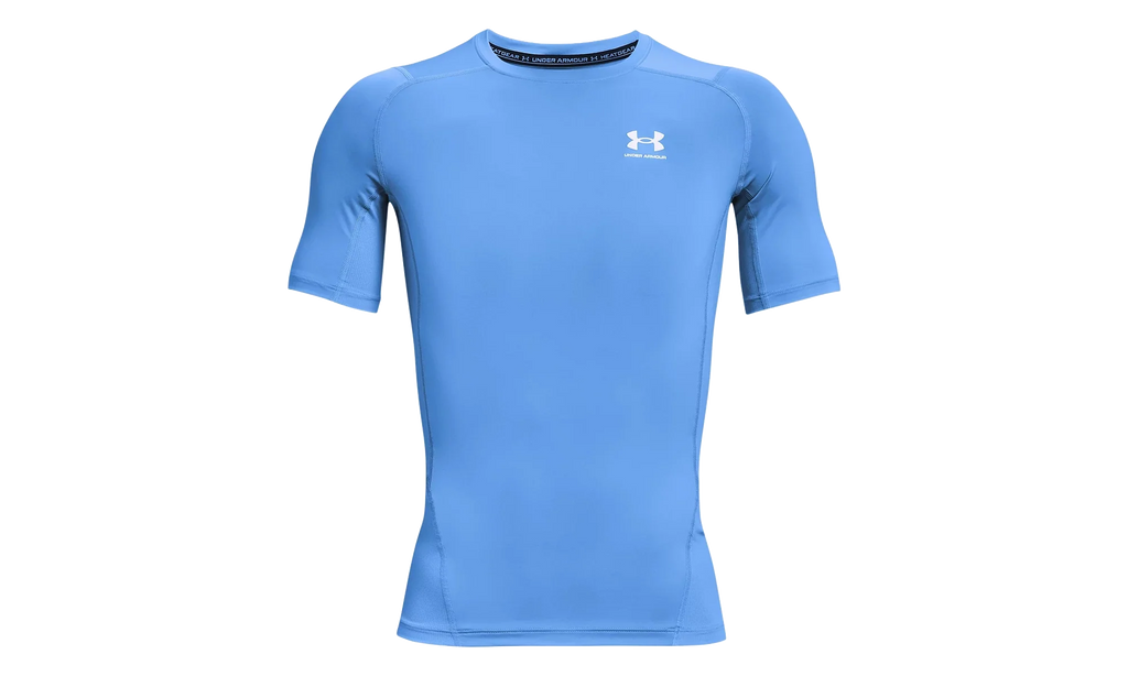 HeatGear Compression Short Sleeve "Carolina Blue / White" 1361518 475