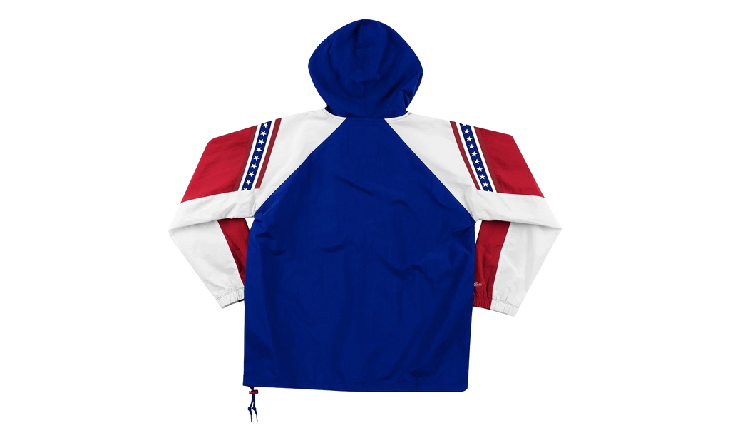 NBA Half-Zip Anorak Jacket "Philadelphia 76ers - Royal" HFZPDA19008 P76ROYA