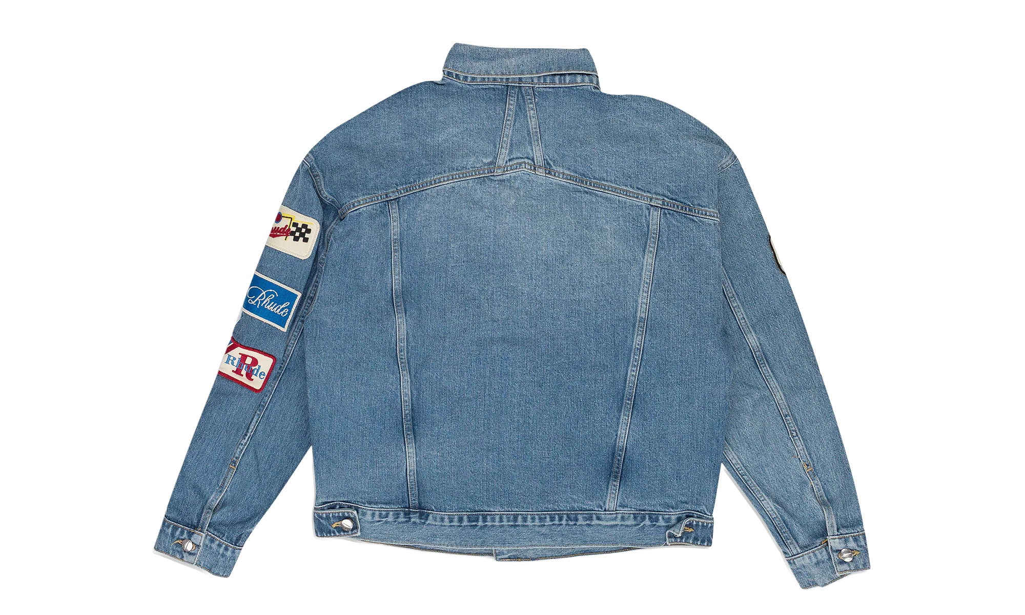 Patch Denim Jacket "Indigo" RHD-MOTW-0076
