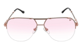 Blanco Half Rim 24KT Two-Tone "Rose / White Gold / Pink Gradient Photochromatic" HRBA2 0008 17A5