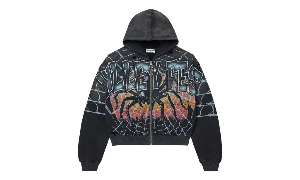 Big Widow Zip Up Hoodie "Black" VAL135
