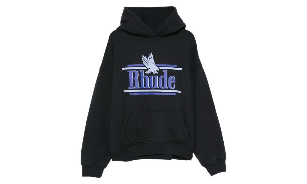 Rossa Hoodie "Vintage Black / Blue" RHSS26HO01012 BLK