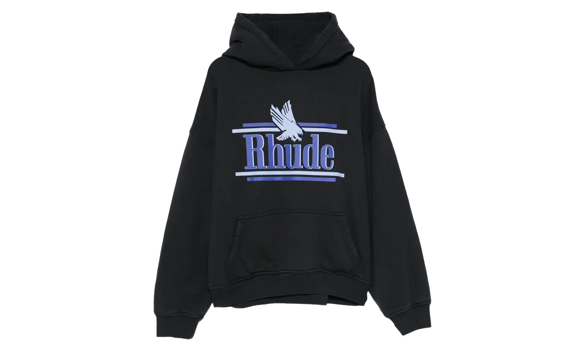 Rossa Hoodie "Vintage Black / Blue" RHSS26HO01012 BLK