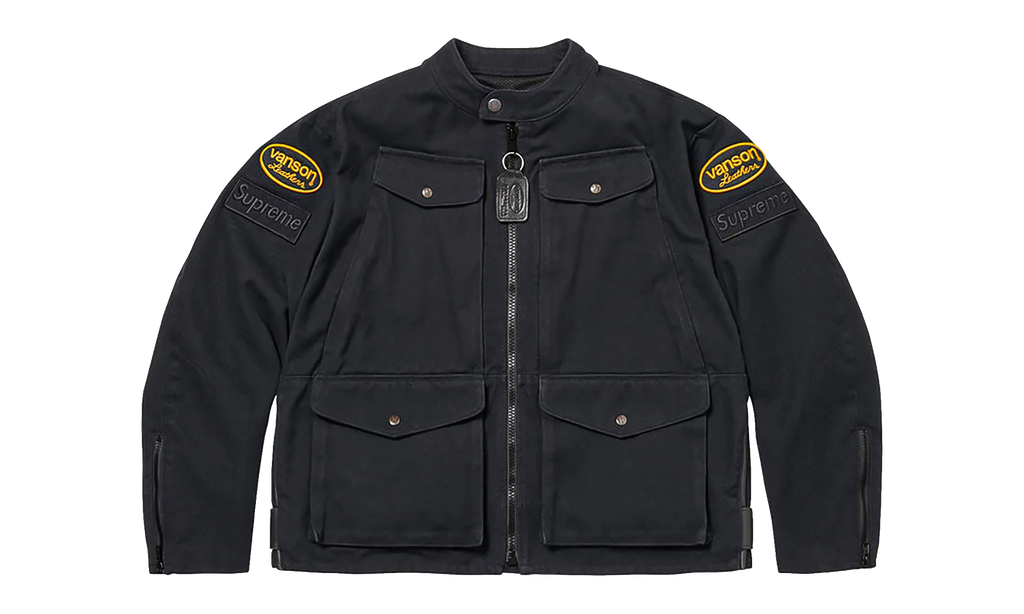 Vanson Leathers® Cordura® Jacket "SS26 - Black" SU27117