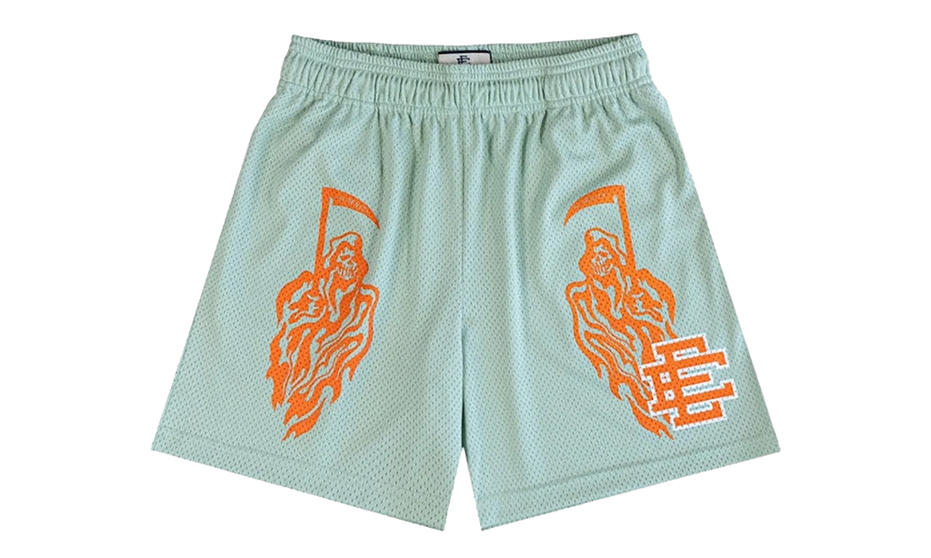 EE BASIC SHORT "WARREN LOTAS - Silt Green/Orange" EE696