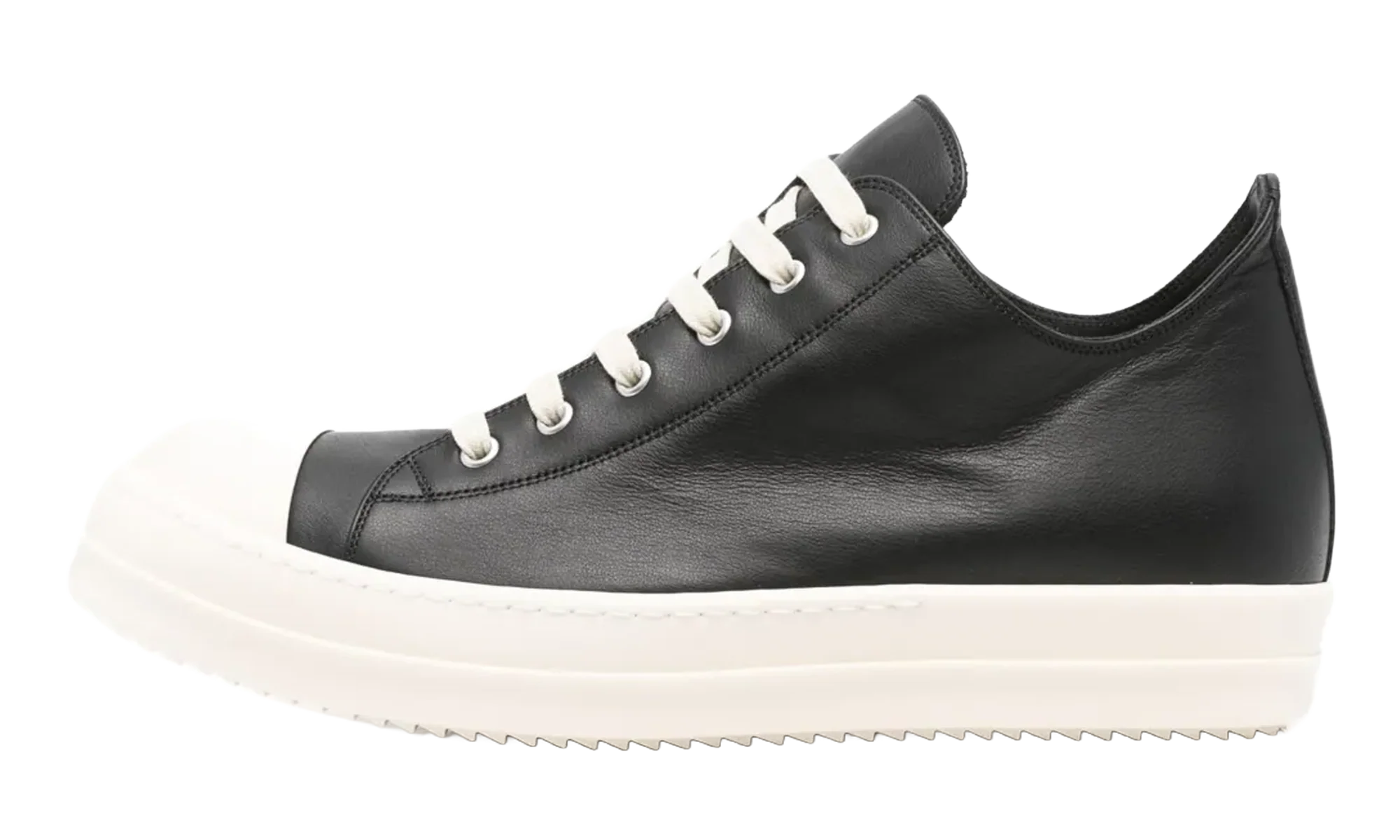 Concordians Ramones Sneaker Low Leather "Black Milk" RU02E1891 LCO 911